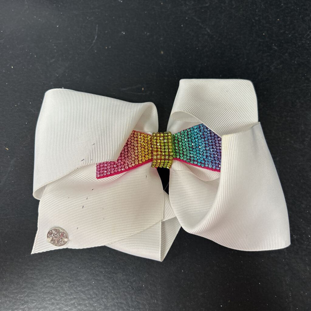 Rhinestone Bow Hairbow Clip