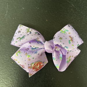 Unicorn Hairbow Clip