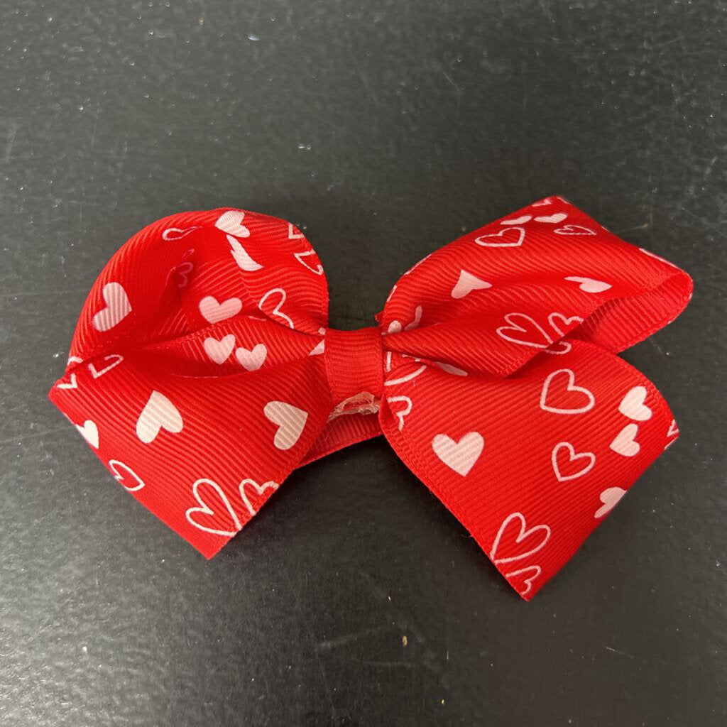 Heart Hairbow Clip