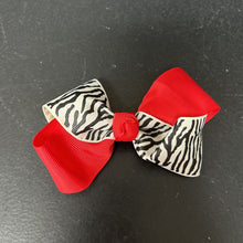 Load image into Gallery viewer, Zebra Print Hairbow Clip
