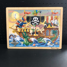 Load image into Gallery viewer, 48pc Wooden Pirate Adventure Jigsaw Puzzle
