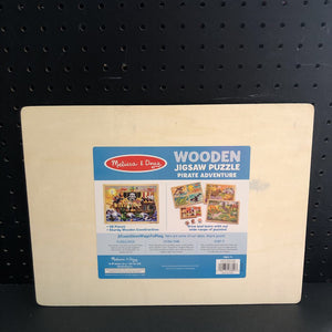 48pc Wooden Pirate Adventure Jigsaw Puzzle