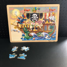 Load image into Gallery viewer, 48pc Wooden Pirate Adventure Jigsaw Puzzle
