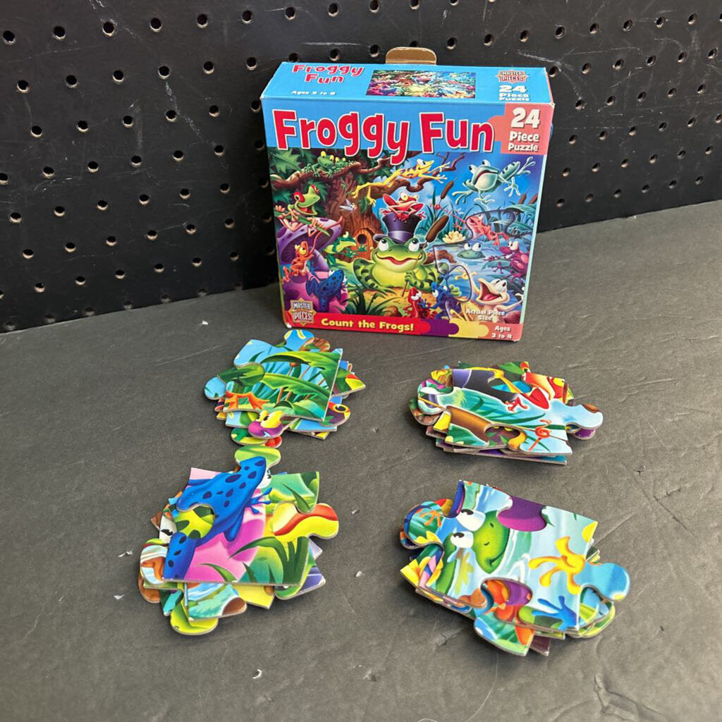 24pc Froggy Fun Count the Frogs! Puzzle (Masterpieces)