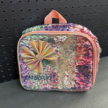 Load image into Gallery viewer, Reverse Sequin School Lunch Bag
