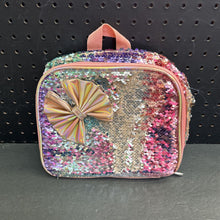 Load image into Gallery viewer, Reverse Sequin School Lunch Bag
