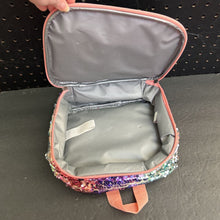 Load image into Gallery viewer, Reverse Sequin School Lunch Bag
