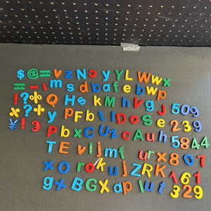 Alphabet, Numbers & Symbols Magnets