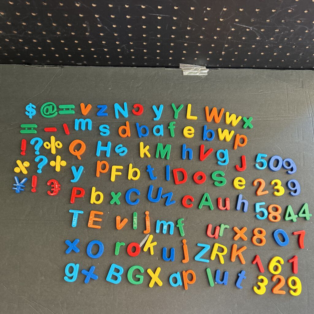 Alphabet, Numbers & Symbols Magnets