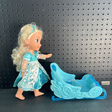 Load image into Gallery viewer, Singing Elsa Doll w/Sleigh Battery Operated
