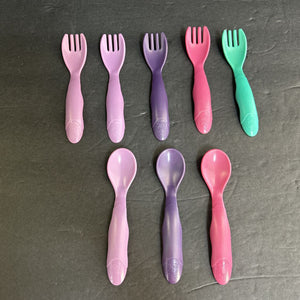 8pc Forks & Spoons Set (Green Grown)