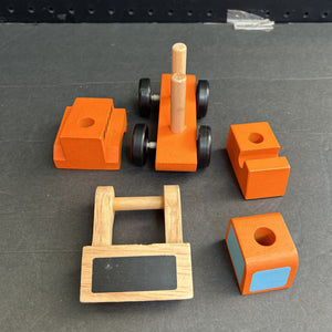 Wooden Stacking Construction Front Loader