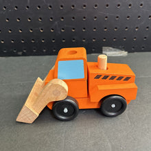 Load image into Gallery viewer, Wooden Stacking Construction Front Loader
