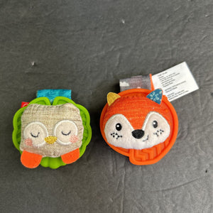 2pk Wrist Rattle Teethers