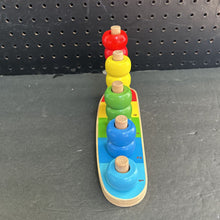 Load image into Gallery viewer, Wooden Sorting Boat (Toys of Wood Oxford)
