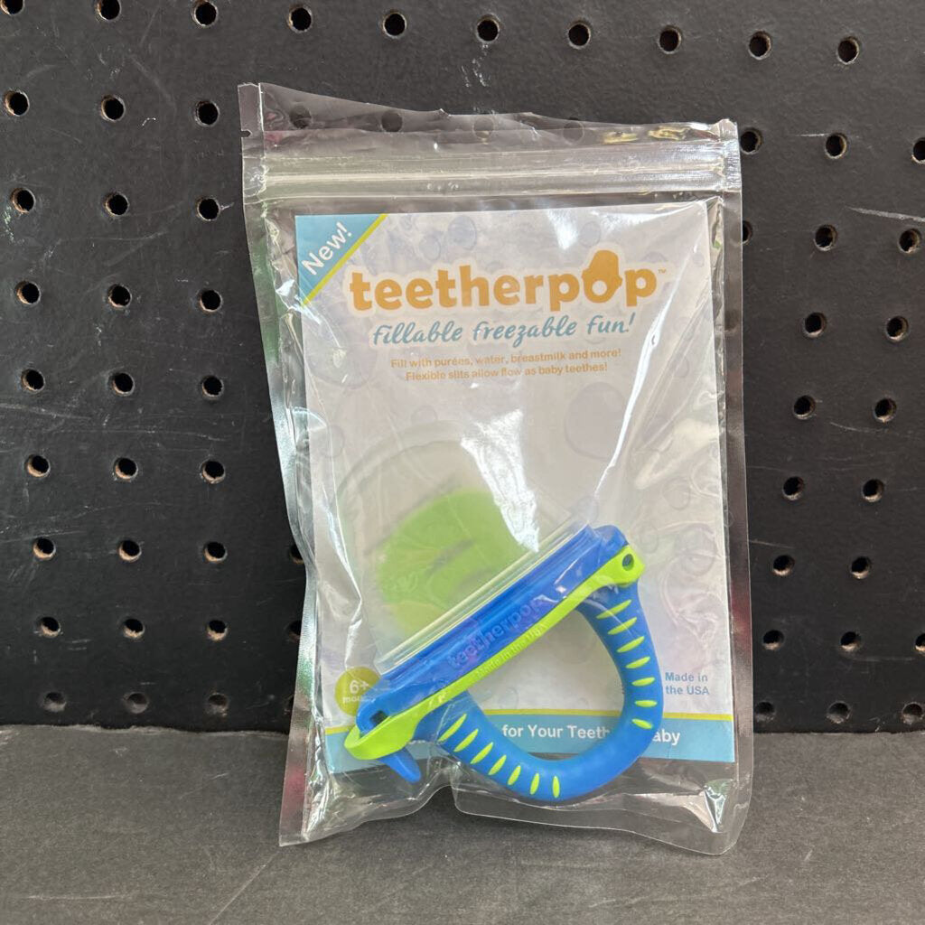 Fillable Freezable Baby Teether (NEW) (Teetherpop)