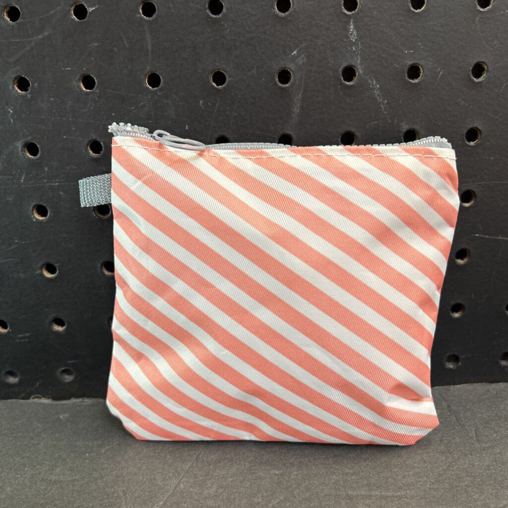 Striped Pouch Bag