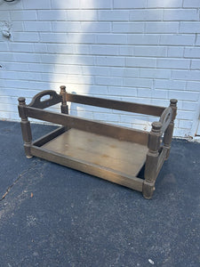 wooden bed for 18" doll/baby doll