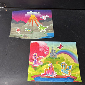2pk Felt Scenes w/Accessories