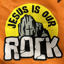 Load image into Gallery viewer, "Jesus is our Rock" Drawstring Bag
