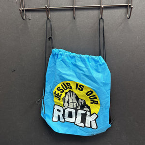"Jesus is our Rock" Drawstring Bag