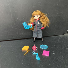 Load image into Gallery viewer, Wizarding World Hermione Light-Up Patronus Doll w/Accessories Battery Operated
