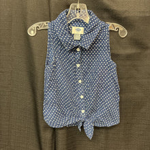 Load image into Gallery viewer, Polka Dot Button Down Top
