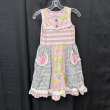 Load image into Gallery viewer, Striped Flower Dress
