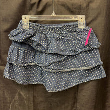 Load image into Gallery viewer, Polka Dot Denim Skirt
