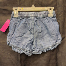 Load image into Gallery viewer, Denim Ruffle Shorts
