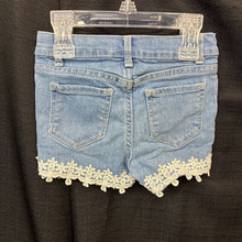 Load image into Gallery viewer, Denim Lace Shorts
