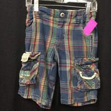 Load image into Gallery viewer, Plaid Cargo Shorts
