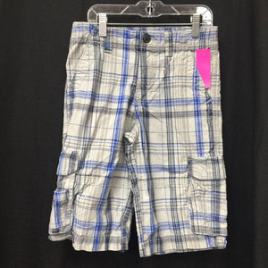 Plaid Cargo Shorts