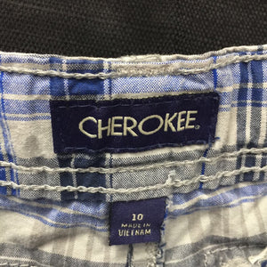 Plaid Cargo Shorts