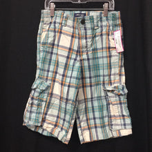 Load image into Gallery viewer, Plaid Cargo Shorts
