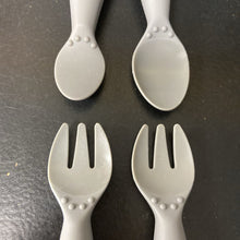 Load image into Gallery viewer, 4pc Silicone Spoons &amp; Forks Set
