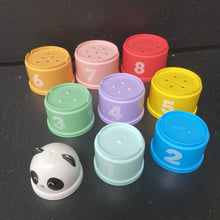 Load image into Gallery viewer, Panda Stacking Nesting Cups (Kiwi Co.)
