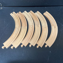Load image into Gallery viewer, Wooden Train Tracks Set
