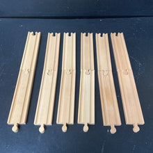 Load image into Gallery viewer, Wooden Train Tracks Set
