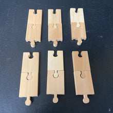 Load image into Gallery viewer, Wooden Train Tracks Set
