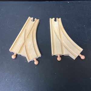Wooden Train Tracks Set