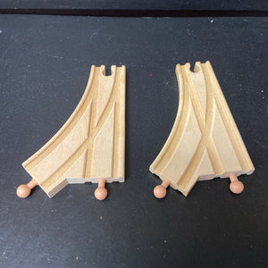Wooden Train Tracks Set