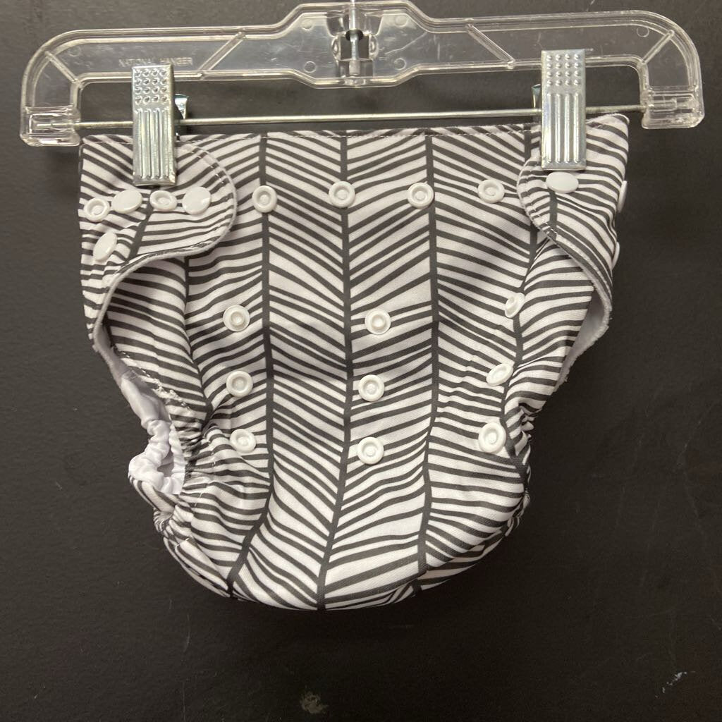 Striped Cloth Diaper Cover
