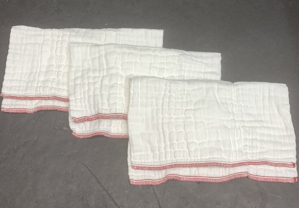 3pk Prefold Cloth Diapers