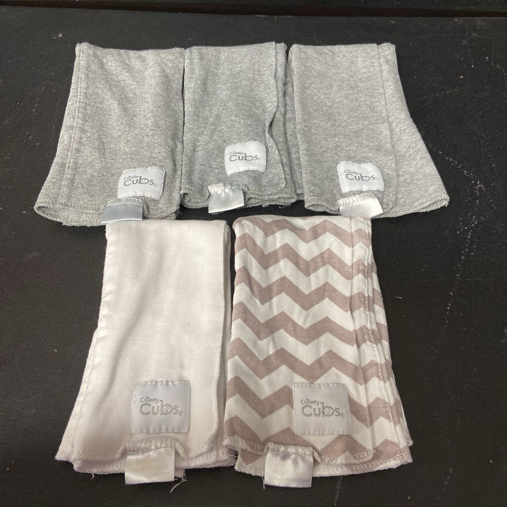 5pk Burp Cloths (Comfy Cubs)