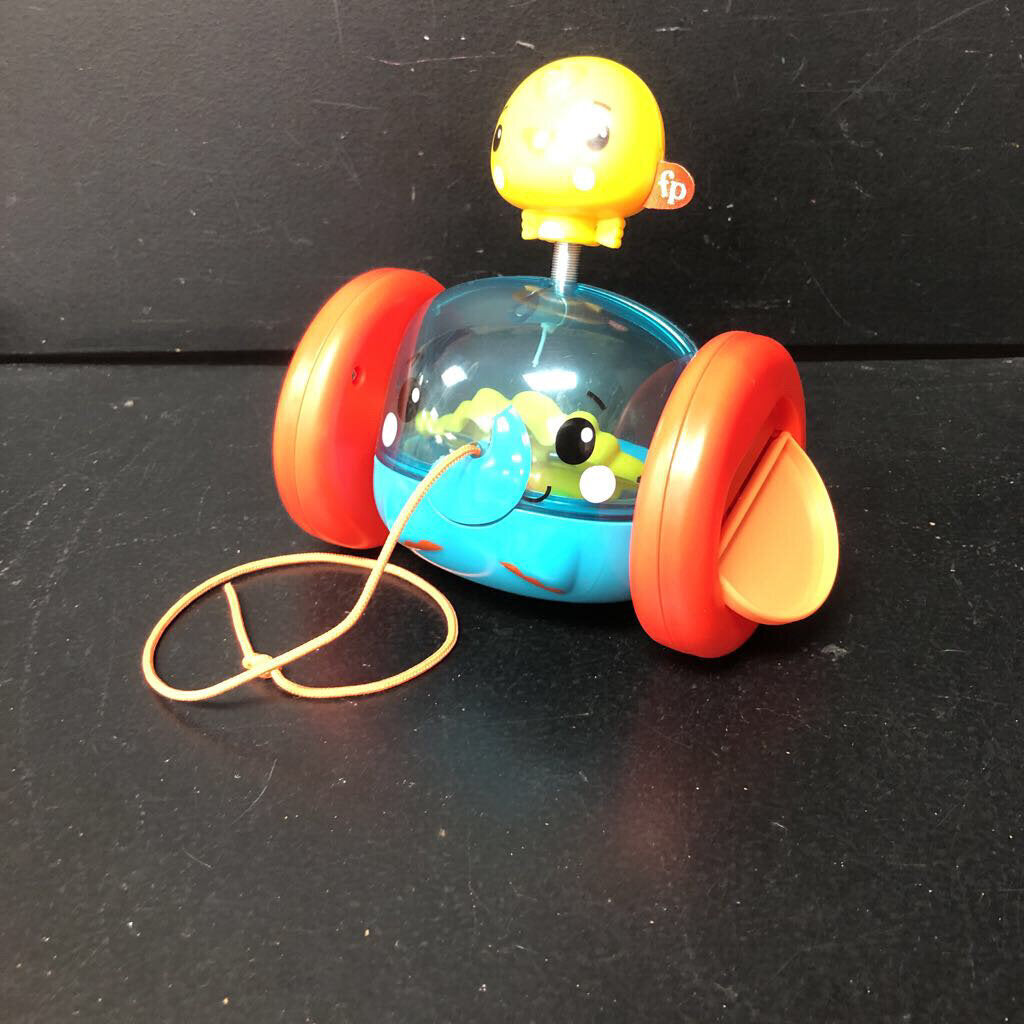 Pull Along Elephant Rattle Toy