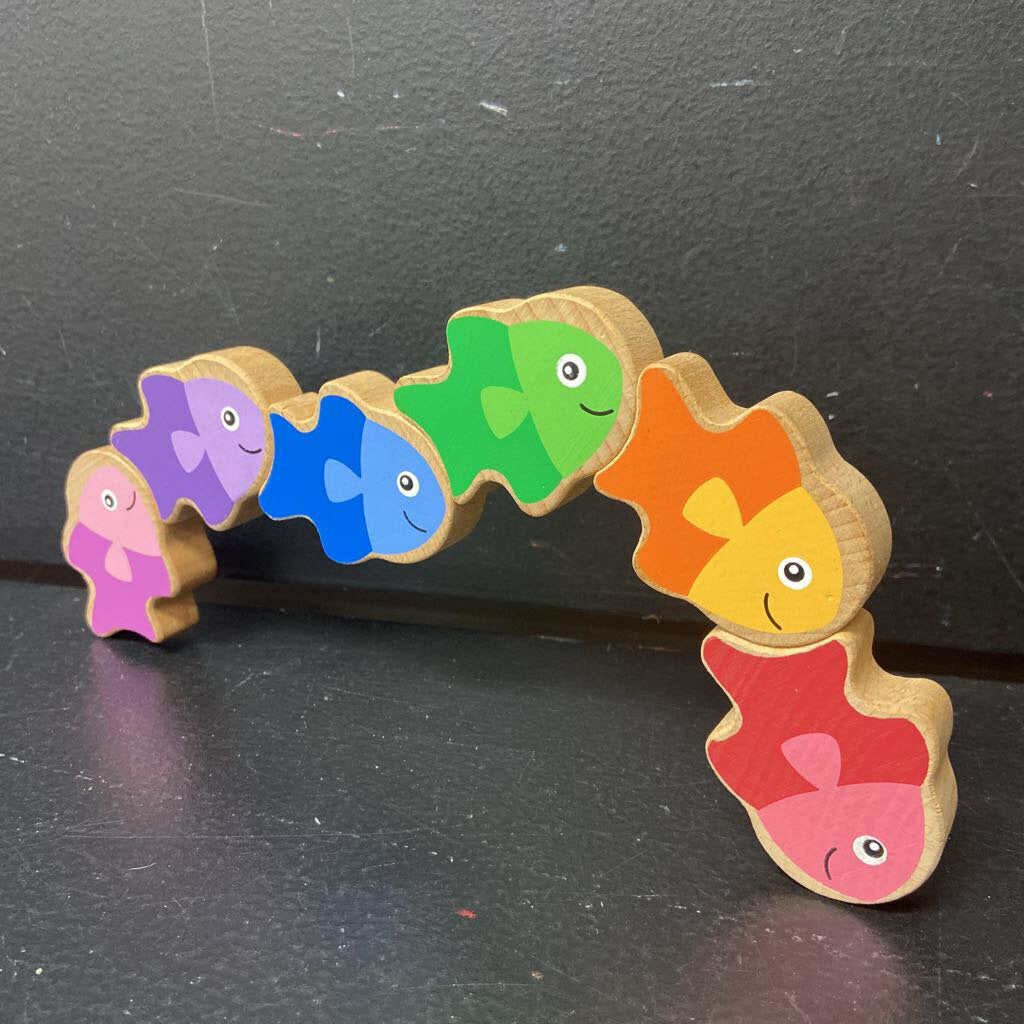 Wooden Fish Sensory Grasping Toy