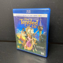 Load image into Gallery viewer, Tangled 3-D 4-Disc Blu-Ray 3-D, Blu-Ray 2D, DVD, &amp; Digital Copy-Movie
