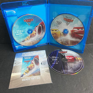 Cars 3 3-Disc Blu-Ray & DVD-Movie
