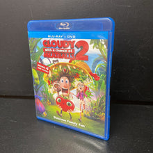 Load image into Gallery viewer, Cloudy with a chance of Meatballs 2 3-Disc Blu-Ray, DVD, &amp; Bonus Disc-Movie
